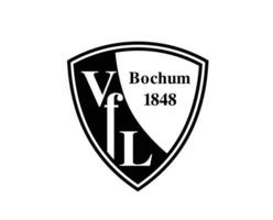 bochum klubb logotyp symbol fotboll bundesliga Tyskland abstrakt design vektor illustration