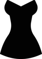 Damen, weiblich, Frauen kurz Kleid Symbol vektor