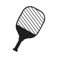 pickleball vektor och pickleball paddlar tecken symbol ikon vektor illustration pickleball logotyp vektor