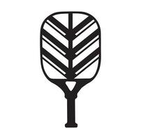 Pickleball Vektor und Pickleball Paddel Zeichen Symbol Symbol Vektor Illustration Pickleball Logo Vektor