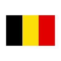 belgisk flagga ikon. belgien flagga. vektor. vektor