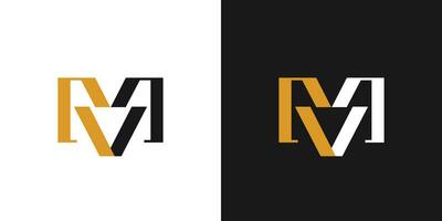 modern och unik rr logotyp design vektor