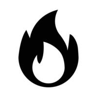 Feuer Vektor Glyphe Symbol zum persönlich und kommerziell verwenden.