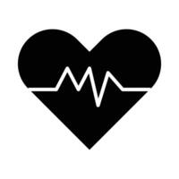 Herz Bewertung Vektor Glyphe Symbol zum persönlich und kommerziell verwenden.