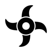 Shuriken Vektor Glyphe Symbol zum persönlich und kommerziell verwenden.