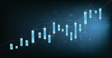 Geschäft Finanzen Investition Graph Wachstum Konzept. vektor