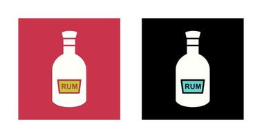 Flasche Rum-Vektor-Symbol vektor