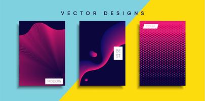 Minimale Vector-Cover-Designs. Zukünftige Plakatschablone vektor