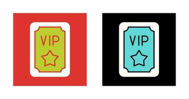 VIP-Pass-Vektor-Symbol vektor