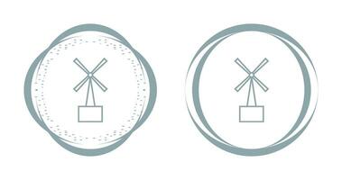 Windmühlen-Vektorsymbol vektor