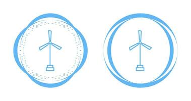 Symbol für Windmühlenvektor vektor