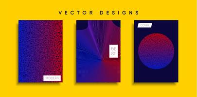 Minimale Vector-Cover-Designs. Zukünftige Plakatschablone vektor