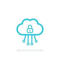 sicherer Cloud-Zugang, Vektor