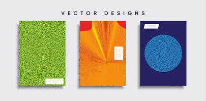 Minimale Vector-Cover-Designs. Zukünftige Plakatschablone vektor