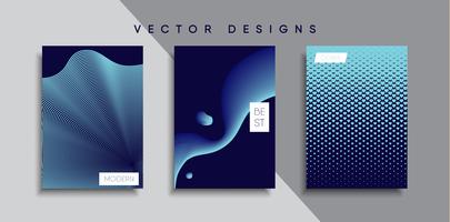 Minimal vektor täckdesign. Framtida affischmall