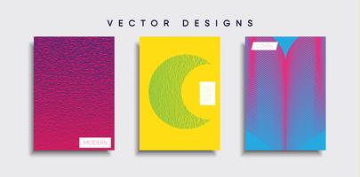 Minimale Vector-Cover-Designs. Zukünftige Plakatschablone vektor