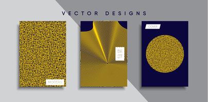 Minimale Vector-Cover-Designs. Zukünftige Plakatschablone vektor