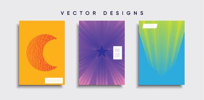 Minimale Vector-Cover-Designs. Zukünftige Plakatschablone. vektor