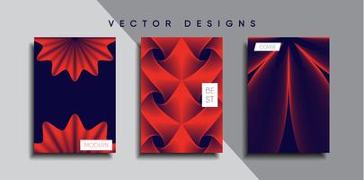 Minimale Vector-Cover-Designs. Zukünftige Plakatschablone. vektor