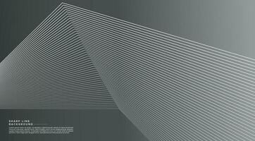Digital Technologie Scharf Linie abstrakt Hintergrund. modern dynamisch Linie Hintergrund. vektor