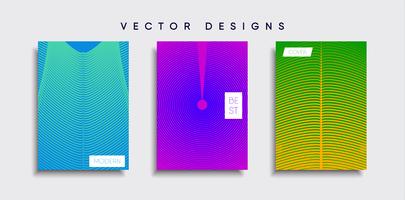 Minimale Vector-Cover-Designs. Zukünftige Plakatschablone vektor