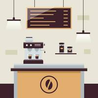 Kaffee Illustration Design zum International Kaffee Tag vektor