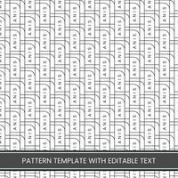 vektor mönster bakgrund med text