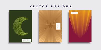 Minimale Vector-Cover-Designs. Zukünftige Plakatschablone. vektor