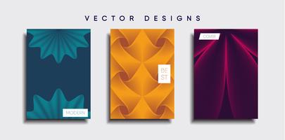 Minimale Vector-Cover-Designs. Zukünftige Plakatschablone. vektor