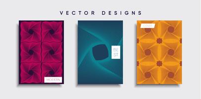 Minimale Vector-Cover-Designs. Zukünftige Plakatschablone. vektor