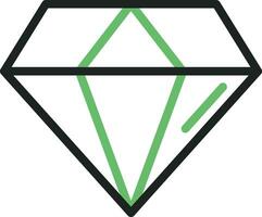 diamant ikon bild. vektor