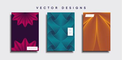 Minimale Vector-Cover-Designs. Zukünftige Plakatschablone. vektor