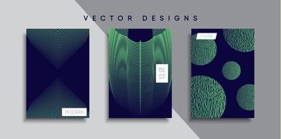 Minimal vektor täckdesign. Framtida affischmall.