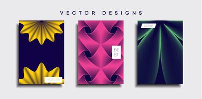 Minimale Vector-Cover-Designs. Zukünftige Plakatschablone. vektor