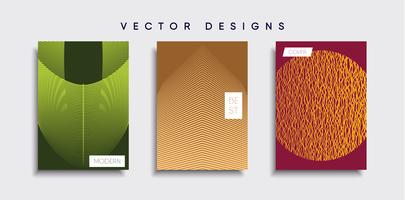 Minimale Vector-Cover-Designs. Zukünftige Plakatschablone. vektor