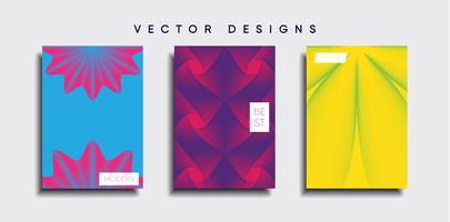 Minimale Vector-Cover-Designs. Zukünftige Plakatschablone. vektor