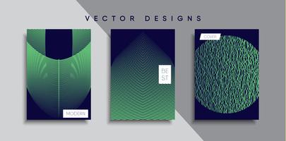 Minimale Vector-Cover-Designs. Zukünftige Plakatschablone. vektor