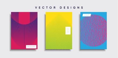 Minimale Vector-Cover-Designs. Zukünftige Plakatschablone. vektor