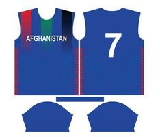 Afghanistan Kricket Mannschaft Sport Kind Design oder Afghanistan Kricket Jersey Design vektor