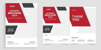 företag byrå främre och omslag sida broschyr mall vektor