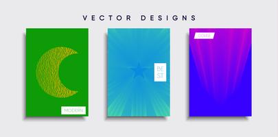 Minimale Vector-Cover-Designs. Zukünftige Plakatschablone. vektor