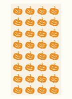 glücklich Halloween einfach Karte, vertikal Banner, instagram Geschichten, Einladung. modisch retro Stil vektor