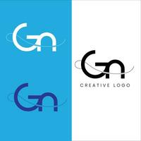 gb Initiale Brief Logo Design vektor