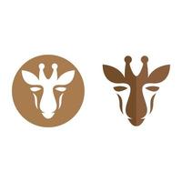 Giraffe Logo Bilder Illustration vektor