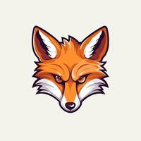 Fuchs Vektor süß Fuchs Karikatur Symbol