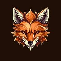 Fuchs Vektor süß Fuchs Karikatur Symbol