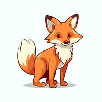 Fuchs Vektor süß Fuchs Karikatur Symbol