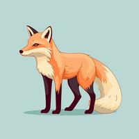 Fuchs Vektor süß Fuchs Karikatur Symbol