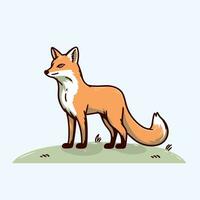 Fuchs Vektor süß Fuchs Karikatur Symbol