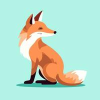 Fuchs Vektor süß Fuchs Karikatur Symbol